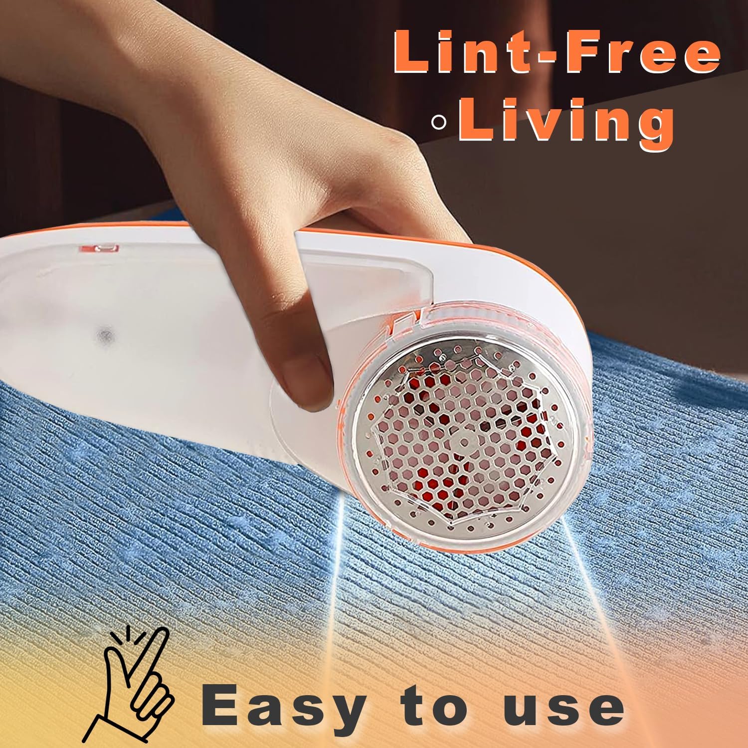 Fabric Shaver & Lint Remover | Rechargeable Fuzz Remover for Clothes, Sweaters & Upholstery