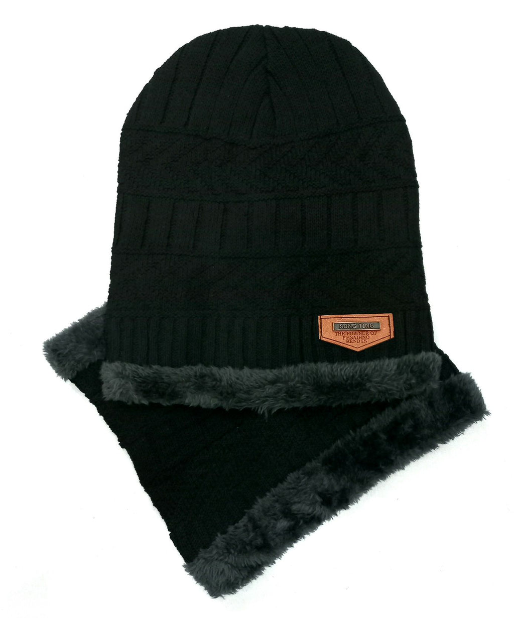 Winter Cap for Men & Women | Full Face Cover with Neck Warmer – 2-Piece Set for Bike Riders