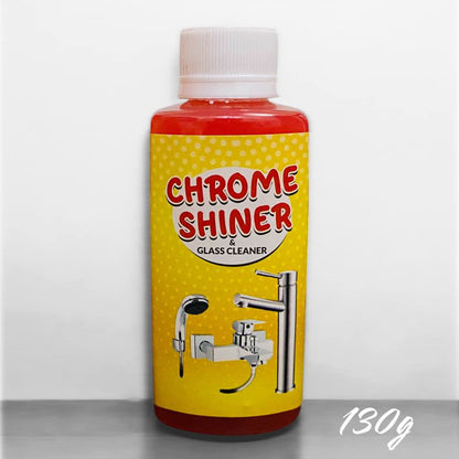 CHROME SHINER 130g | Instant Shine & Cleaner for Chrome, Glass & Sanitary Fittings