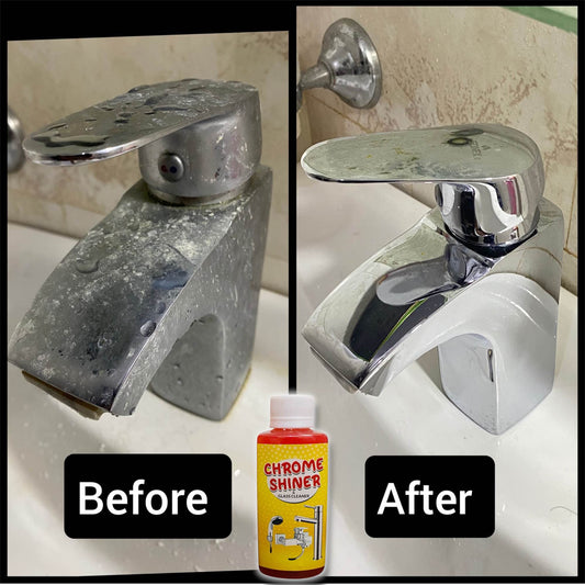 CHROME SHINER 130g | Instant Shine & Cleaner for Chrome, Glass & Sanitary Fittings