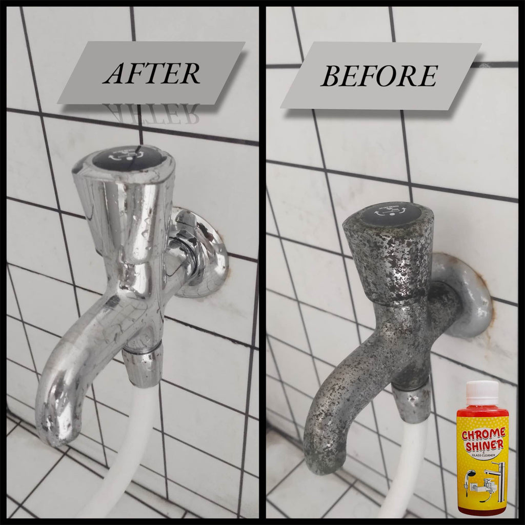CHROME SHINER 130g | Instant Shine & Cleaner for Chrome, Glass & Sanitary Fittings