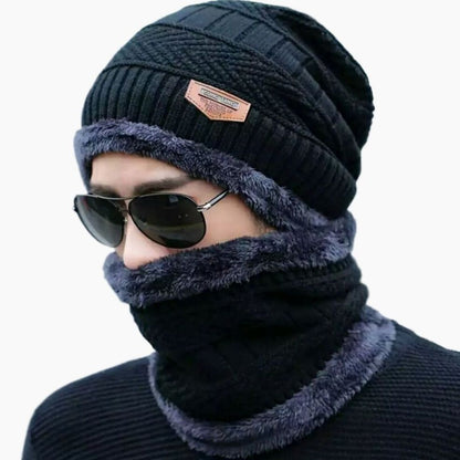 Winter Cap for Men & Women | Full Face Cover with Neck Warmer – 2-Piece Set for Bike Riders