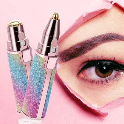 Rechargeable 2-in-1 Flawless Facial Hair Remover for Women