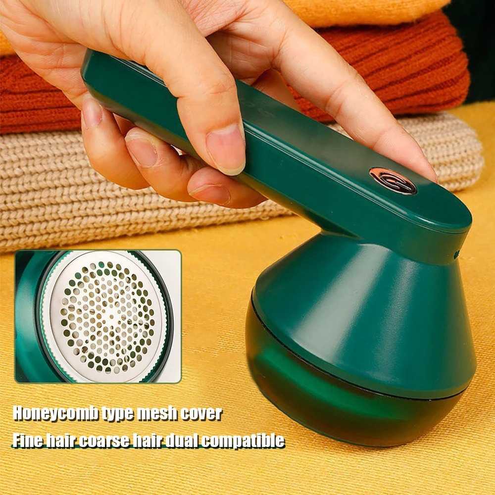 USB Rechargeable Electric Lint Remover – 6-Blade Clothes Defuzzer