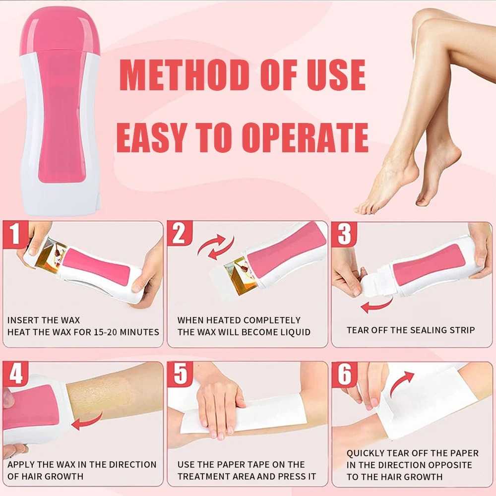 Portable Roll-On Wax Warmer – Soft Cartridge Wax Heater