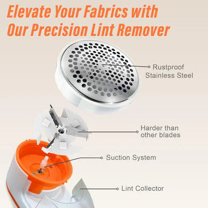 Fabric Shaver & Lint Remover | Rechargeable Fuzz Remover for Clothes, Sweaters & Upholstery