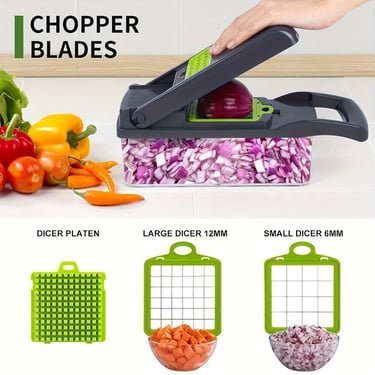 16-In-1 Vegetable Dicer & Chopper with Container - Image 4